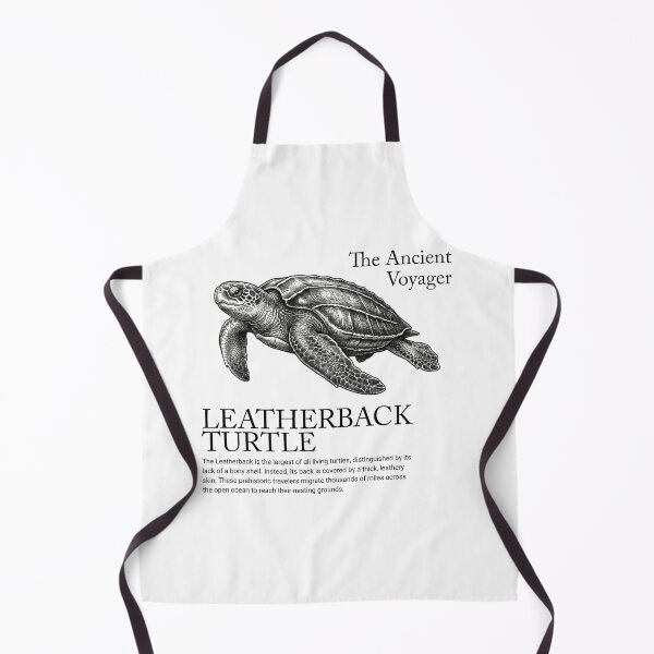 Item preview, Leatherback Turtle - The Ancient Voyager Marine Biology Art designed and sold by MotionBanana Art.