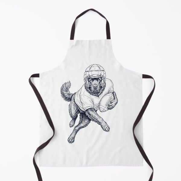 Item preview, Vintage Newfoundland Playing American Football Player Dog Lover designed and sold by TerryConnells.