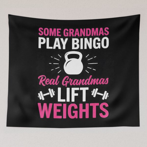 Item preview, Real Grandmas Lift Weights Funny Fitness Quote designed and sold by eliramaison.