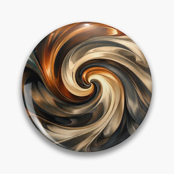 Item preview, Copper and Teal Metallic Liquid Swirl designed and sold by Owcomm.
