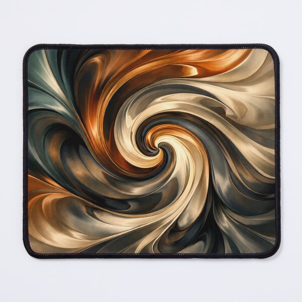 Item preview, Copper and Teal Metallic Liquid Swirl designed and sold by Owcomm.