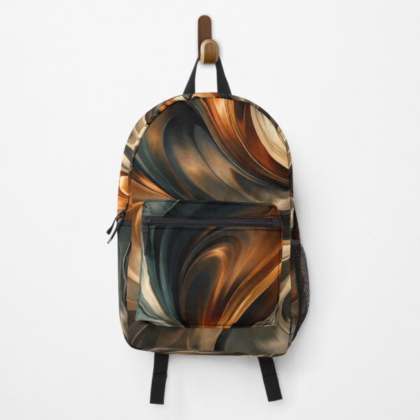 Item preview, Copper and Teal Metallic Liquid Swirl designed and sold by Owcomm.