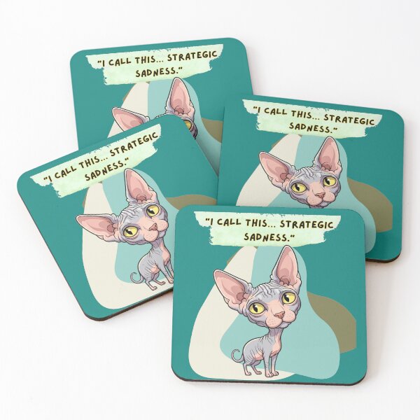 Item preview, Funny Sphynx Cat Strategic Sadness designed and sold by A-R Digital Designs.