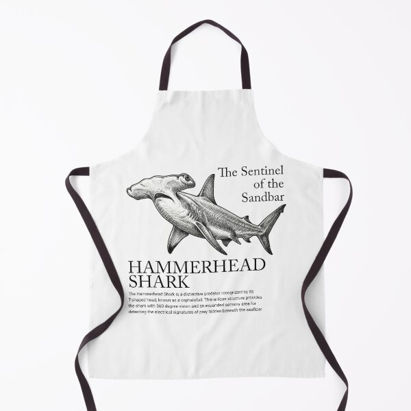 Item preview, Hammerhead Shark - The Sentinel of the Sandbar Vintage Scientific Art designed and sold by MotionBanana Art.