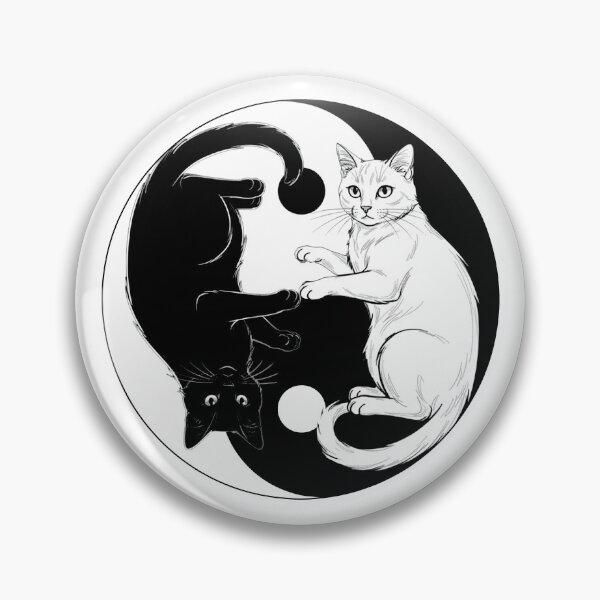 Item preview, Yin and Yang in the sign of the cat 2 little "tigers" designed and sold by Segasprojects.