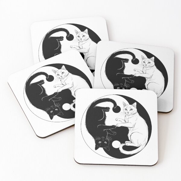 Item preview, Yin and Yang in the sign of the cat 2 little "tigers" designed and sold by Kimenta Fashion.