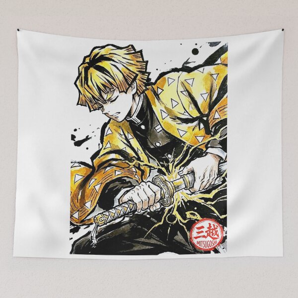 Item preview, Zenitsu Agatsuma Sumi-e designed and sold by Mitsugoshi.