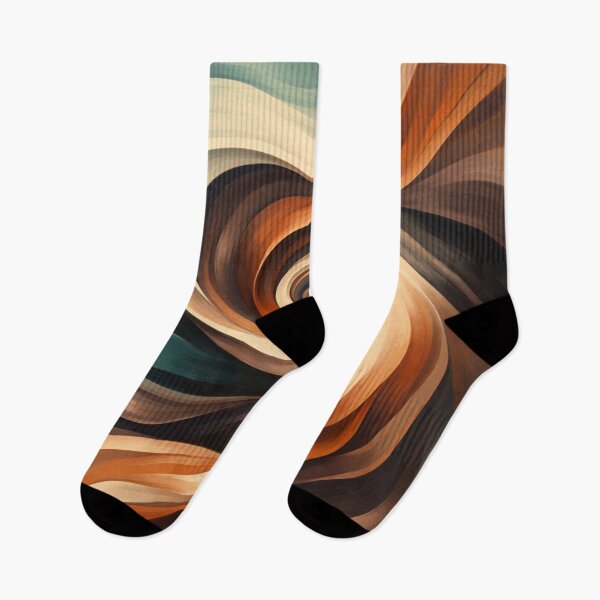 Item preview, Retro Swirl Earth Tones Pattern designed and sold by Owcomm.