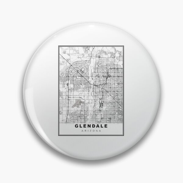 Item preview, Glendale Map designed and sold by Tamas Das.