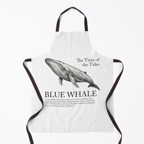 Item preview, Blue Whale - The Titan of the Tides Vintage Ocean Illustration designed and sold by MotionBanana Art.