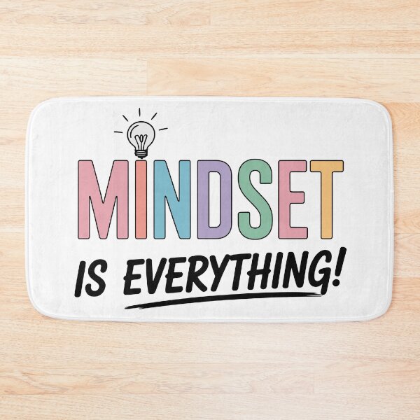 Item preview, Mindset Is Everything – Pastel Inspiration Lightbulb designed and sold by JPees.