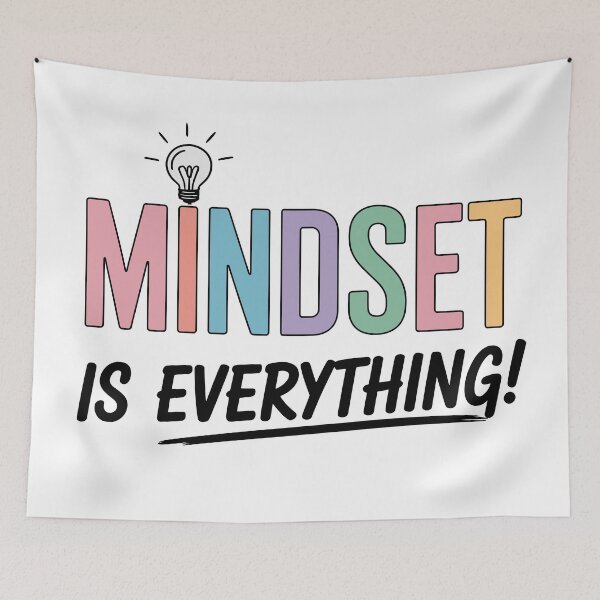 Item preview, Mindset Is Everything – Pastel Inspiration Lightbulb designed and sold by JPees.