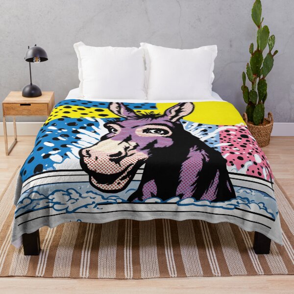 Item preview, Donkey in a Colorful Bathtub designed and sold by lautir.