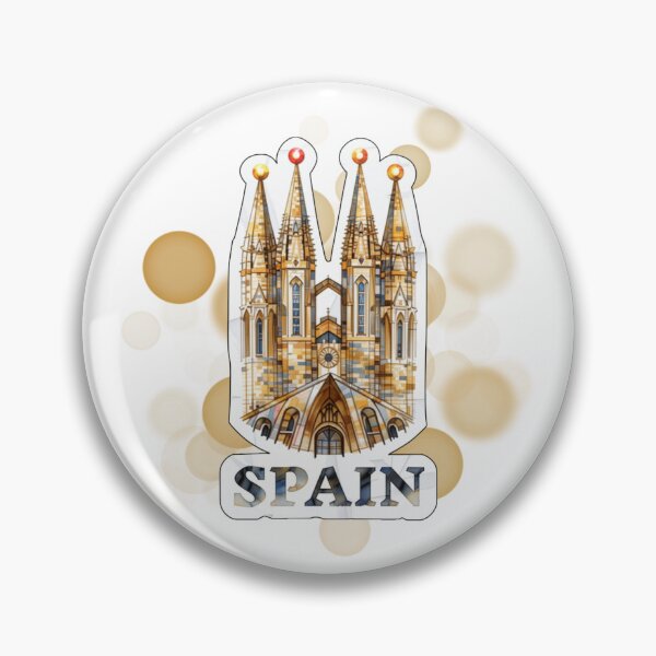Item preview, Spain Postage Stamp Sagrada Familia Barcelona Landmark Design designed and sold by iamKRUK.