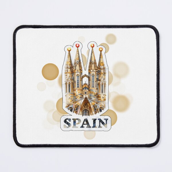 Item preview, Spain Postage Stamp Sagrada Familia Barcelona Landmark Design designed and sold by iamKRUK.