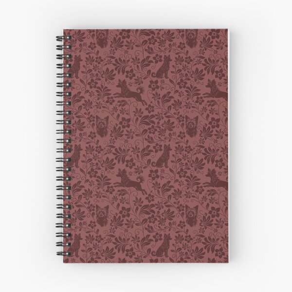 Item preview, Chinese Crested Floral Pattern | Unique Hairless Dog Aesthetic in Red designed and sold by WildLakePatterns.
