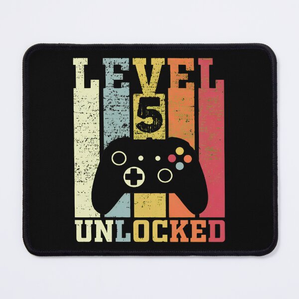 Item preview, Level 5 Unlocked Funny Video Gamer 5th Birthday Gift designed and sold by OlyvieArt.