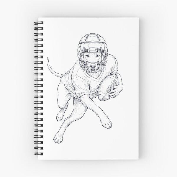 Item preview, Vintage Rhodesian Ridgeback Playing American Football Player Dog Lover designed and sold by TerryConnells.