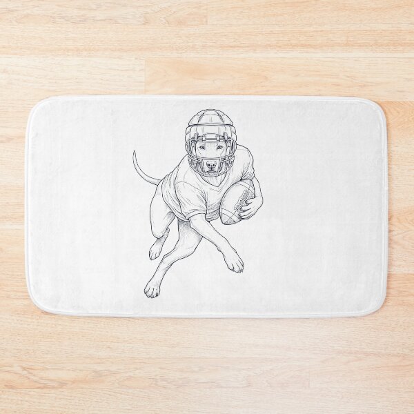Item preview, Vintage Rhodesian Ridgeback Playing American Football Player Dog Lover designed and sold by TerryConnells.