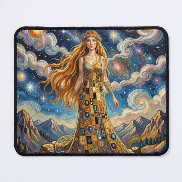 Item preview, Galactic Boho Goddess in the Cosmic Sky – Spirit, Power and Mystical Energy in One Moment designed and sold by FotoworldEdel.