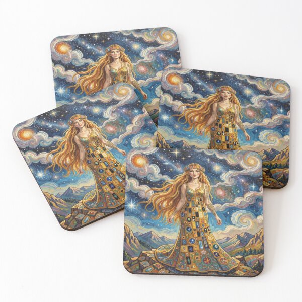 Item preview, Galactic Boho Goddess in the Cosmic Sky – Spirit, Power and Mystical Energy in One Moment designed and sold by FotoworldEdel.