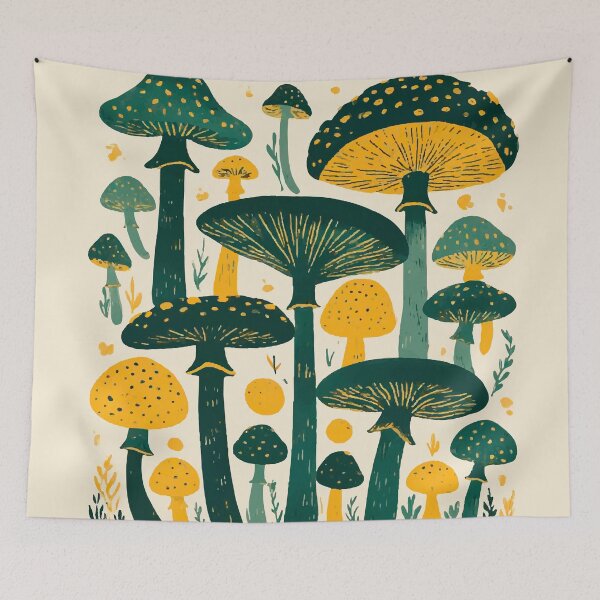 Item preview, Nature Mushrooms Forest designed and sold by Maioriz.