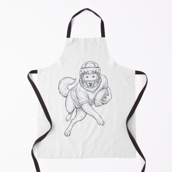 Item preview, Vintage Samoyed Playing American Football Player Dog Lover designed and sold by TerryConnells.