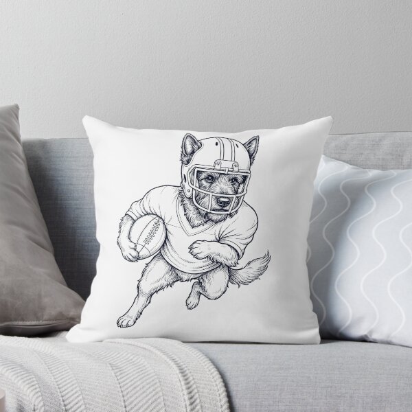 Item preview, Vintage Scottish Terrier Playing American Football Player Dog Lover designed and sold by TerryConnells.