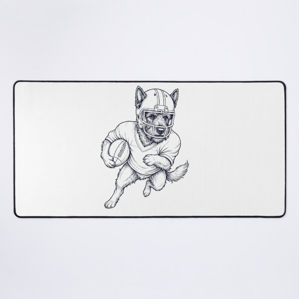 Item preview, Vintage Scottish Terrier Playing American Football Player Dog Lover designed and sold by TerryConnells.