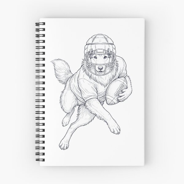 Item preview, Vintage Shetland Sheepdog Playing American Football Player Dog Lover designed and sold by TerryConnells.