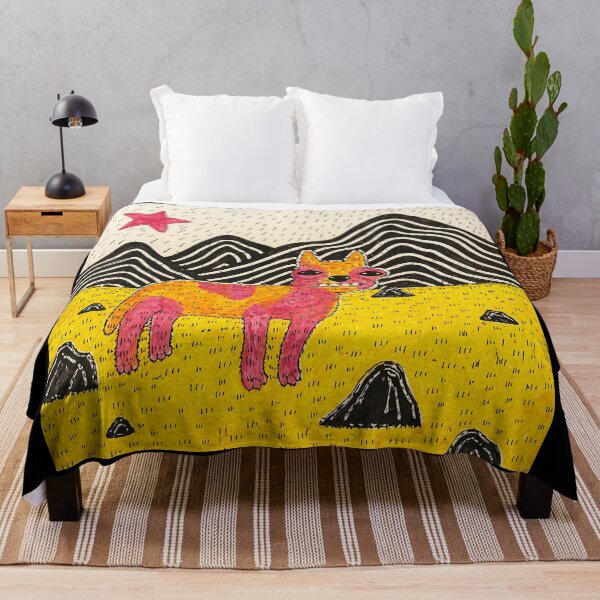 Item preview, Trippy Cat Desert Illustration Surreal designed and sold by Modaozushi216.