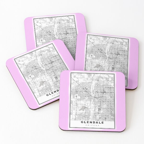 Item preview, Minimalist Glendale Map designed and sold by Tamas Das.