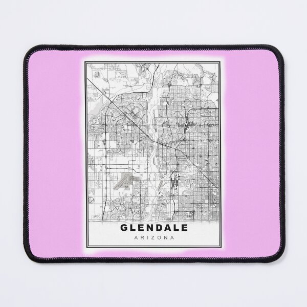 Item preview, Minimalist Glendale Map designed and sold by Tamas Das.