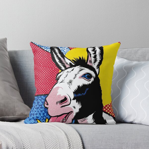 Item preview, Colorful Pop Art Donkey designed and sold by lautir.