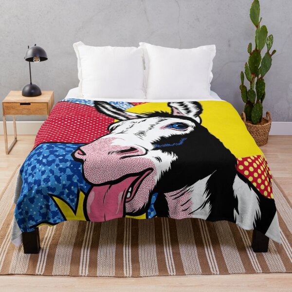 Item preview, Colorful Pop Art Donkey designed and sold by lautir.