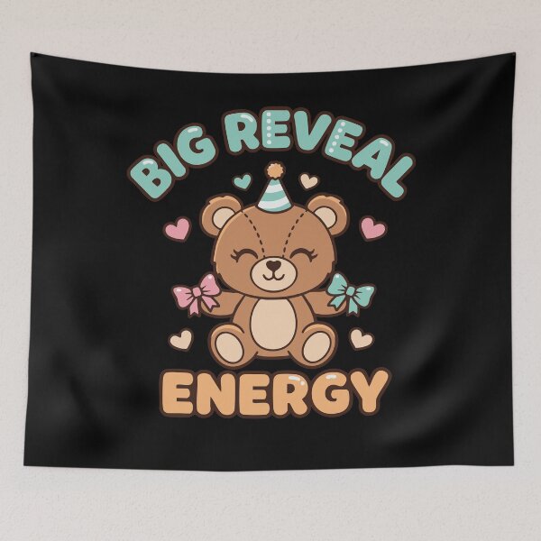 Item preview, Gender Reveal Baby Shower Big Reveal Energy designed and sold by LuminOrb.