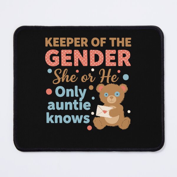 Item preview, Gender Reveal Keeper Of The Gender Only Auntie designed and sold by LuminOrb.