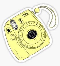 instant - butter yellow Sticker