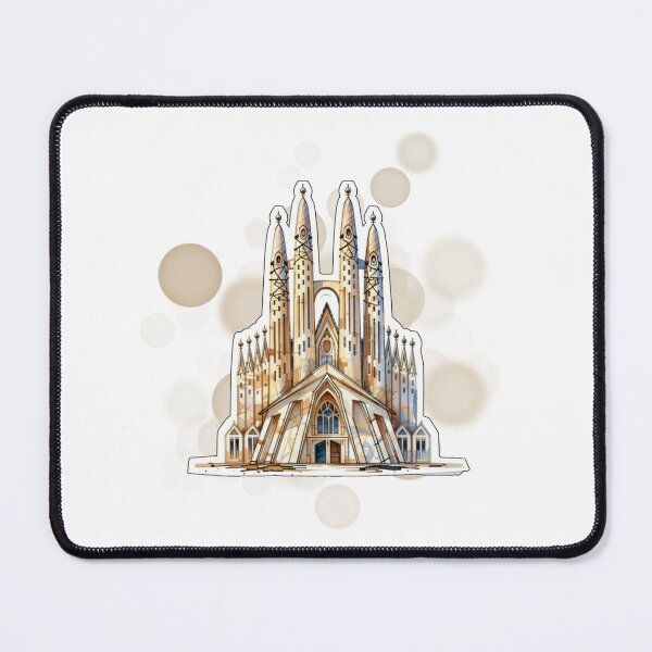 Item preview, Sagrada Familia Barcelona Spain Iconic Architecture Design designed and sold by iamKRUK.
