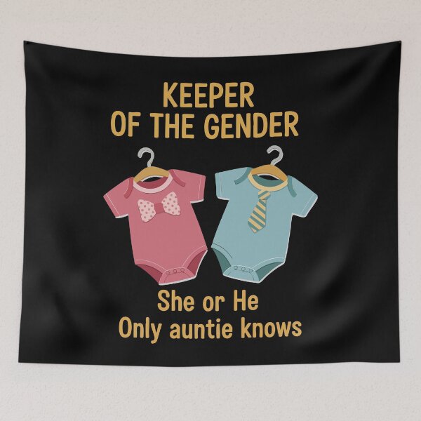 Item preview, Gender Reveal Keeper Of The Gender Auntie Knows designed and sold by LuminOrb.