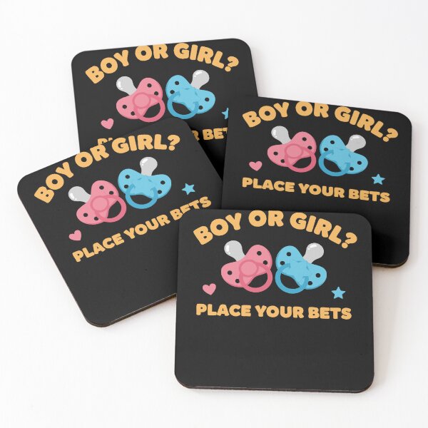 Item preview, Gender Reveal Boy Or Girl Place Your Bets Pink designed and sold by LuminOrb.