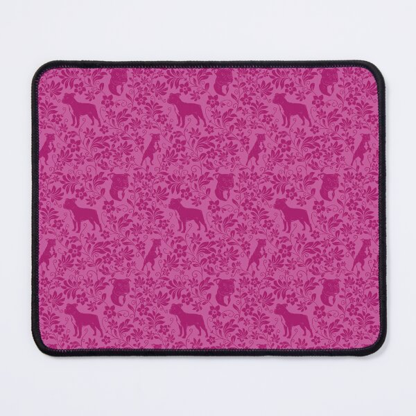Item preview, Staffordshire Bull Terrier Floral Pattern | Cute Staffy Dog Design in Pink designed and sold by WildLakePatterns.