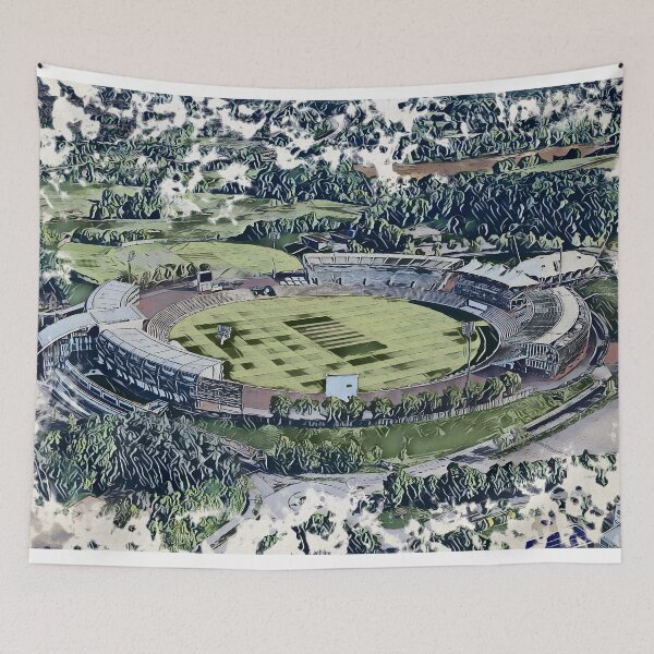 Item preview, The Heart of Hampshire Cricket: Artistic Aerial of the Rose Bowl designed and sold by ArtworkNorth.