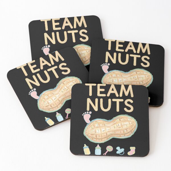 Item preview, Gender Reveal Team Nuts Baby Shower Mom Dad Team designed and sold by LuminOrb.