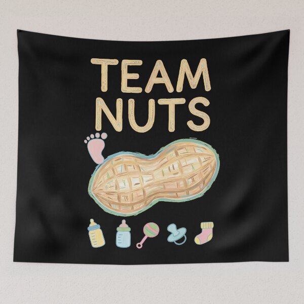 Artikelvorschau, Gender-Reveal-Team Nuts Babyparty Mama Papa Team entworfen und verkauft von LuminOrb.