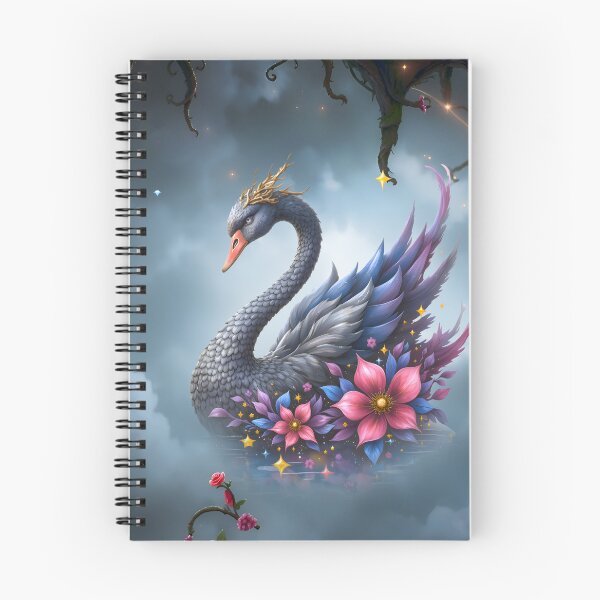 Item preview, Crowned Moon Swan – Guardian of the Silent Lake designed and sold by nicky2342.