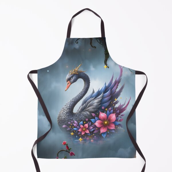 Item preview, Crowned Moon Swan – Guardian of the Silent Lake designed and sold by nicky2342.