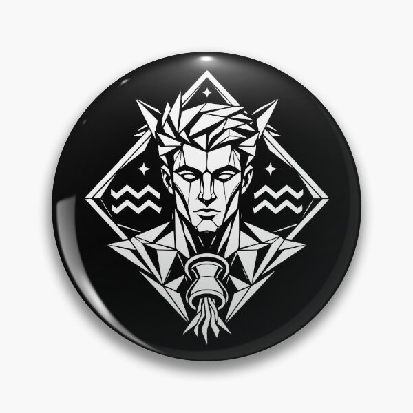 Item preview, Aquarius Symbol – Modern & Free designed and sold by ElvisU.