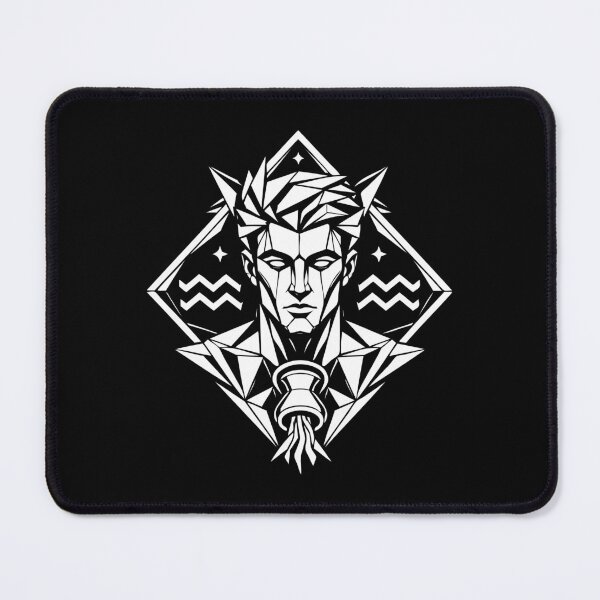 Item preview, Aquarius Symbol – Modern & Free designed and sold by ElvisU.