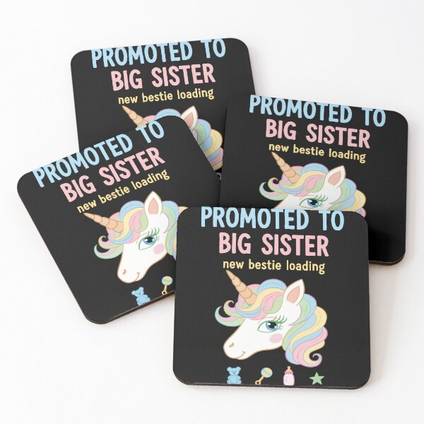 Item preview, Gender Reveal Baby Shower Big Sister Team Pink designed and sold by LuminOrb.